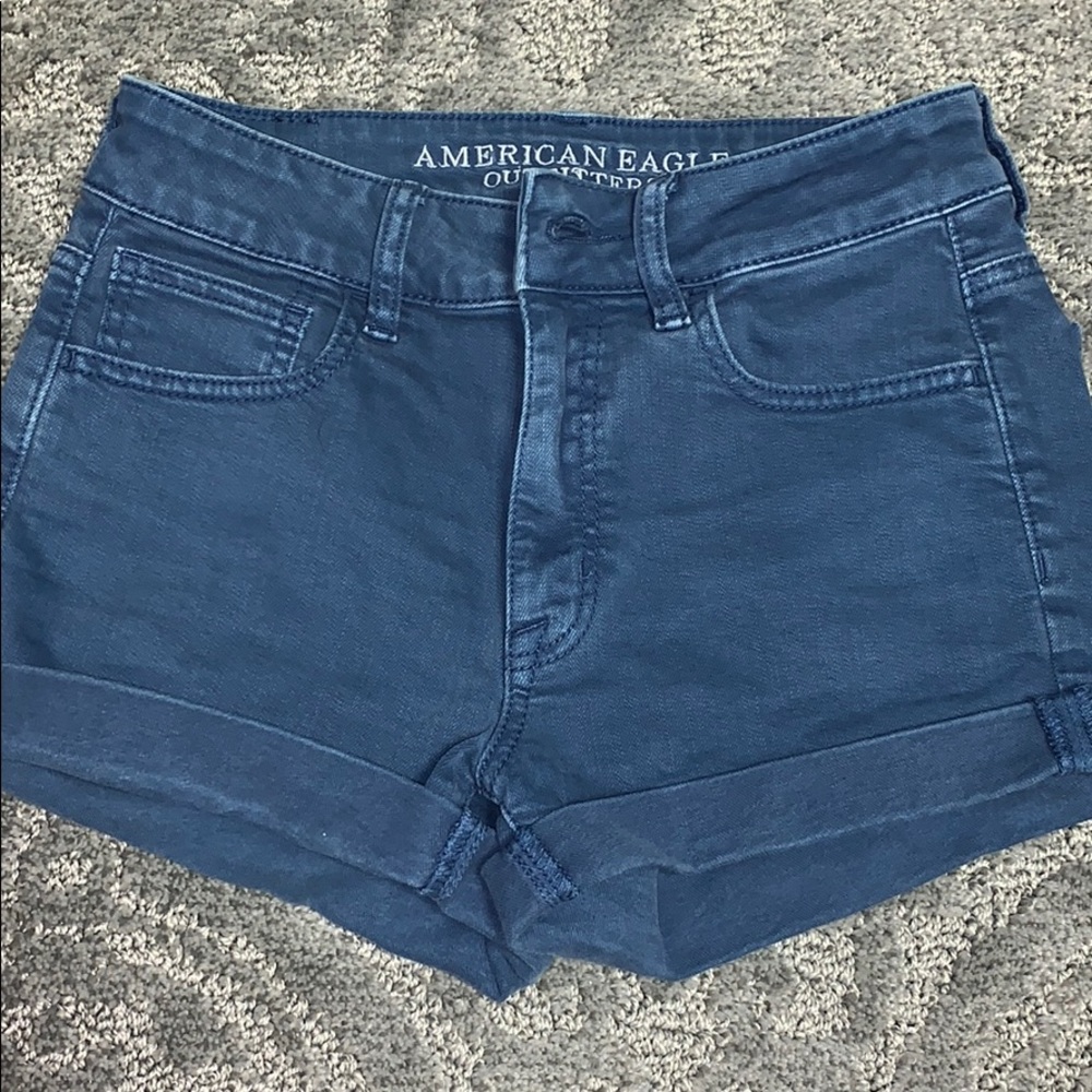 blue shorts american eagle